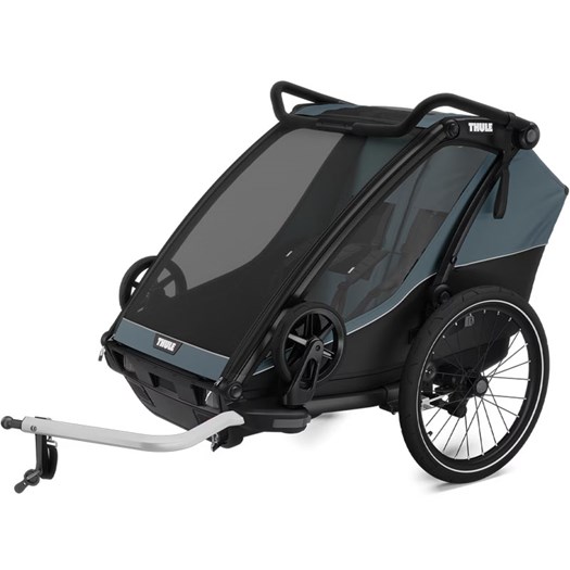 Thule Chariot Cab2 cykelvagn, dark slate